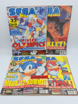 4x Sega Magazine Ausgabe 4 bis 7